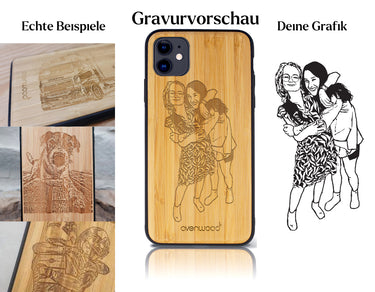 INDIVIDUELL iPhone 11 Bambus-Kunststoff